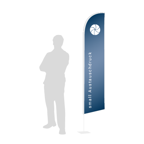 Beachflag Wind Austauschdruck | Small (260 cm) | einseitig bedruckt