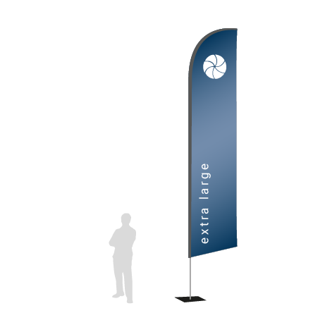 Beachflag Wind | Extra Large (490 cm) | einseitig bedruckt